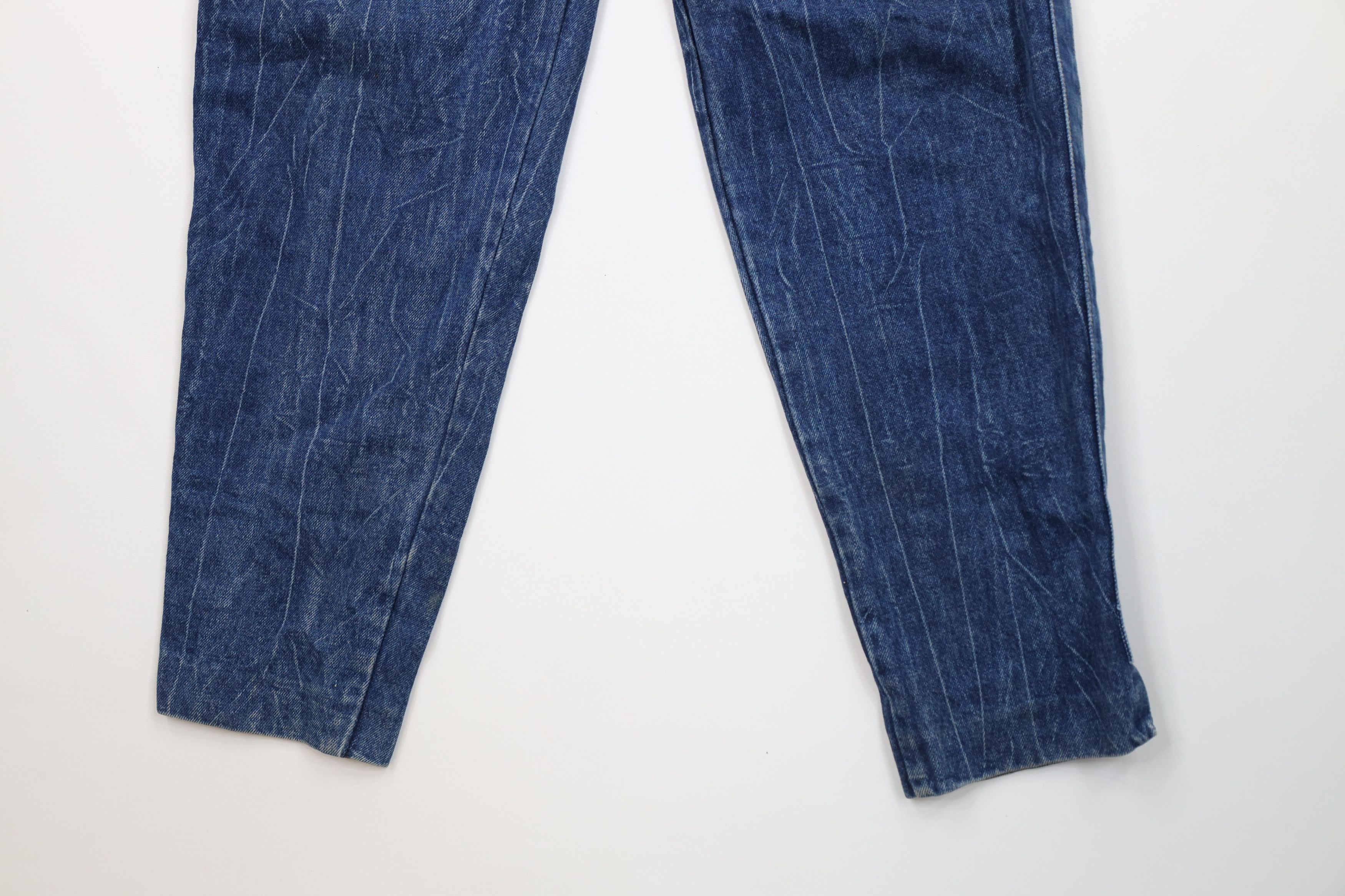 Vintage Vintage 90s Streetwear Acid Wash Tapered Leg Denim Jeans Size 36" / US 14 / IT 50 - 4 Thumbnail