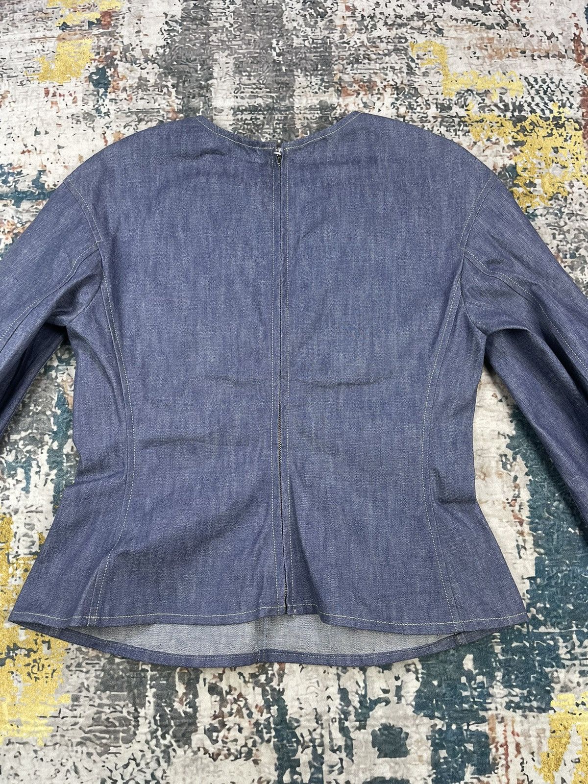 Lemaire Plastron Chambray Denim Jackets