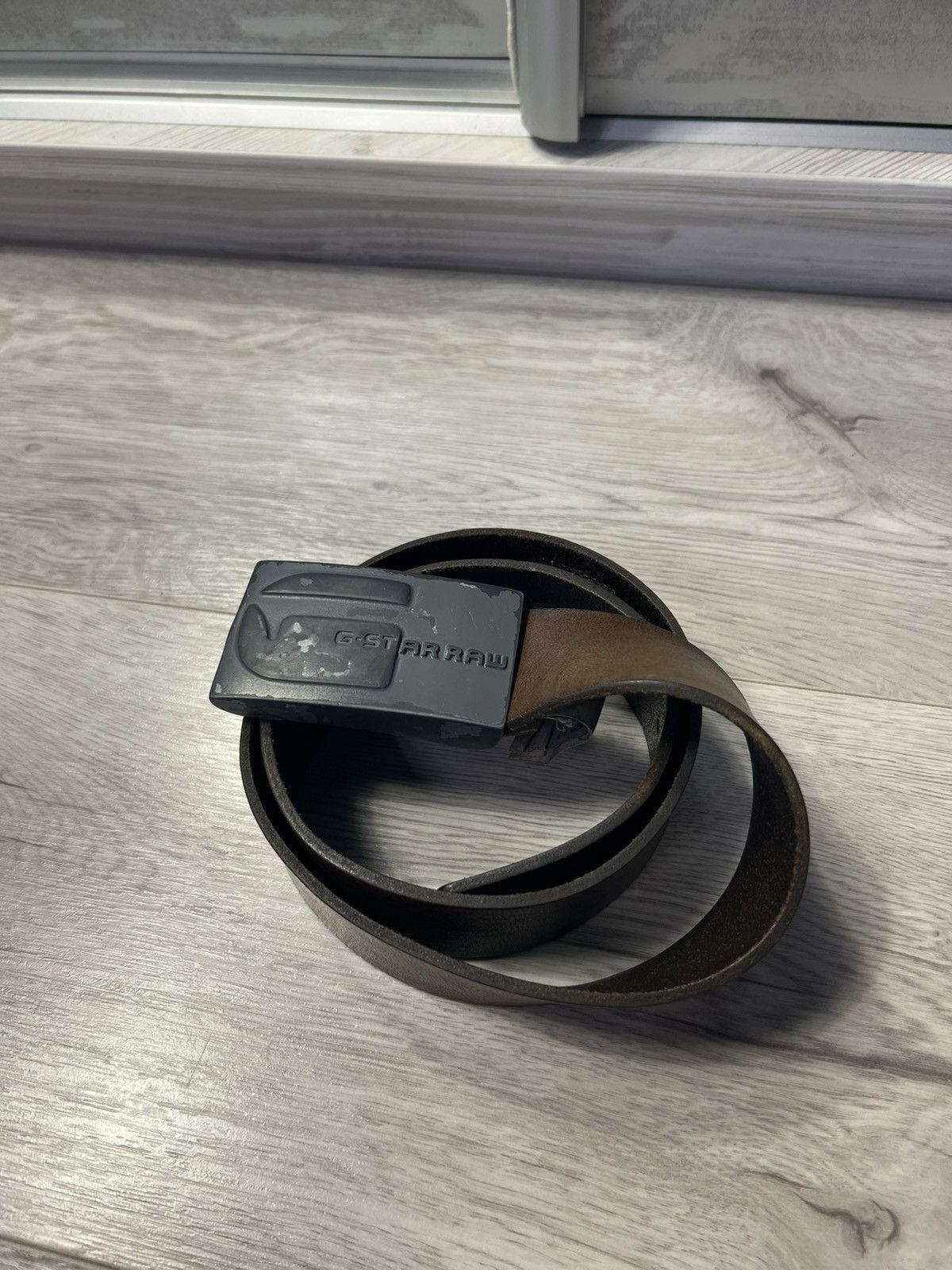 G-Star Vintage G-Star RAW Leather Brown Belt Size ONE SIZE - 3 Thumbnail