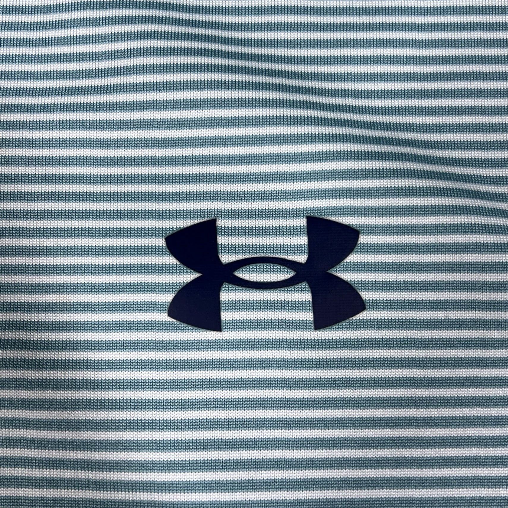 Under Armour Under Armour Polo Shirt Men XL Athletic Golf Blue Stripe Iso-Chill Short Sleeve Size US XL / EU 56 / 4 - 6 Thumbnail