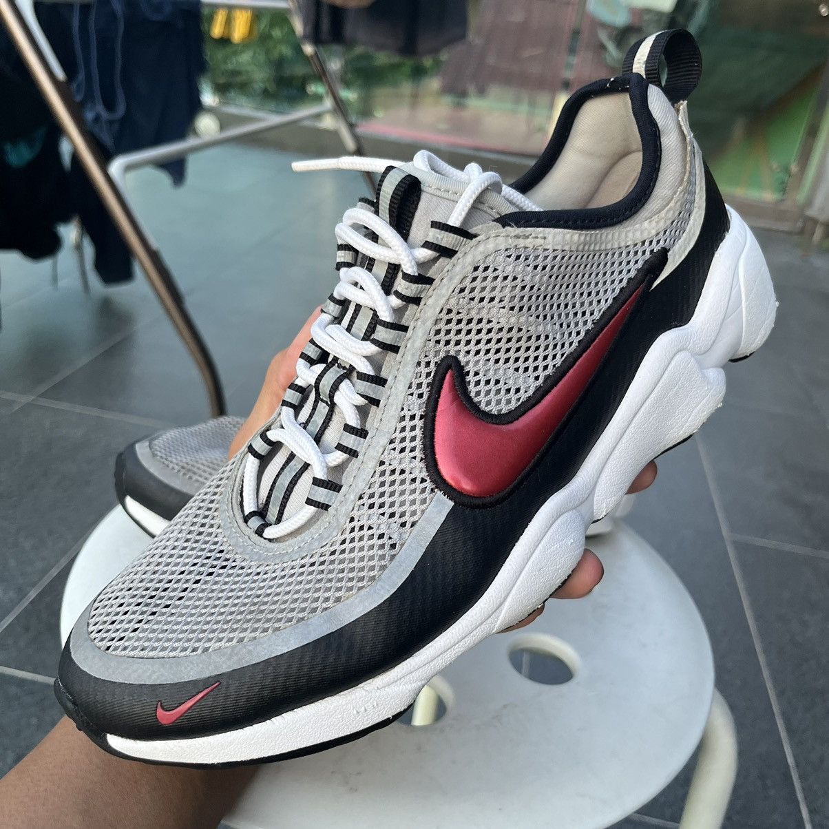 Nike Nike Zoom Spiridon Ultra Metallic Silver Shoes Size US 8 / EU 41 - 1 Thumbnail