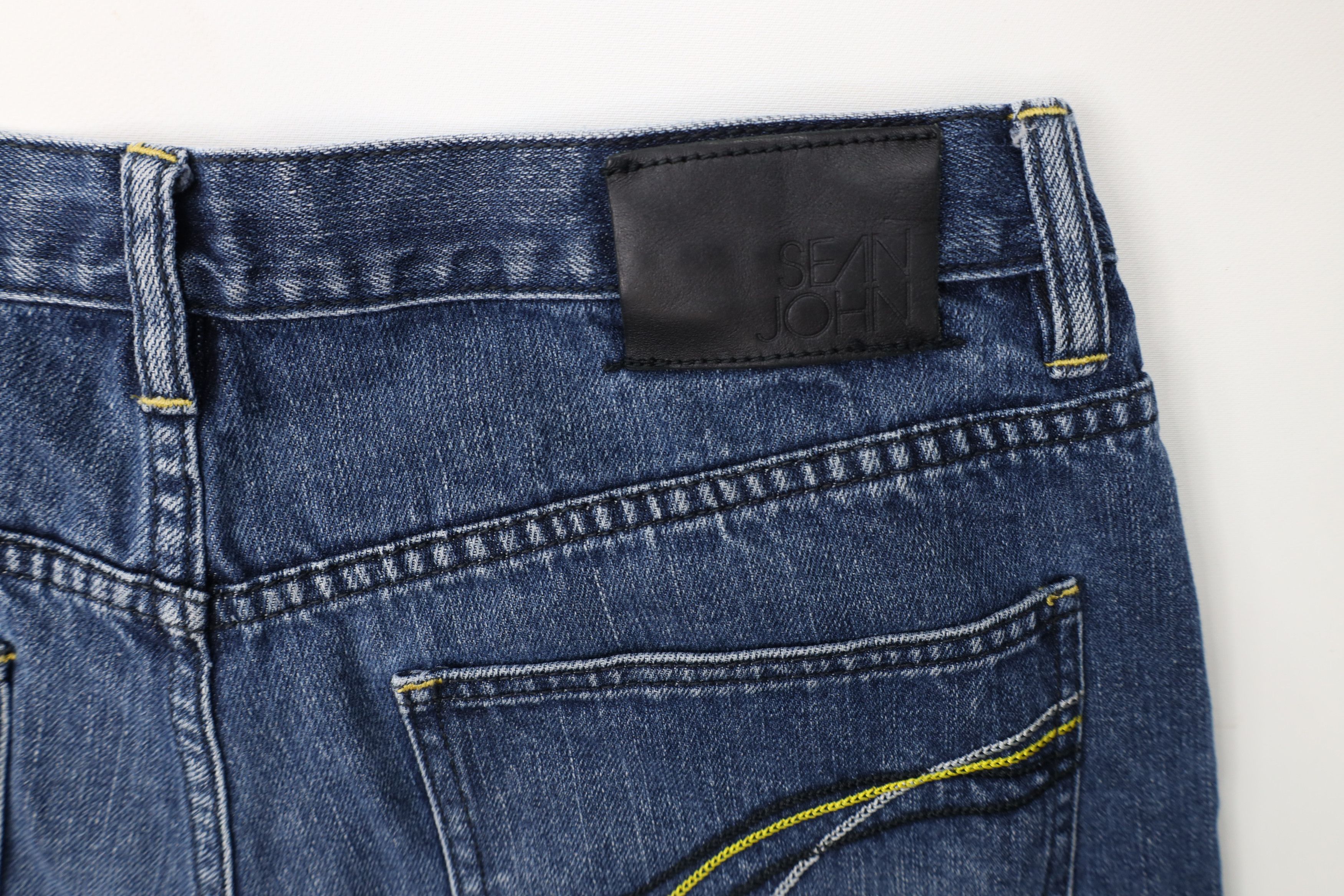 Sean John Vintage Y2K Sean John Fit Wide Leg Denim Jeans Blue Cotton Size US 34 / EU 50 - 14 Thumbnail