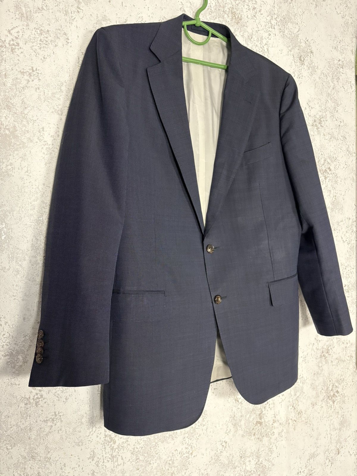 Suitsupply Man SuitSupply Wool Mohair Blazer Navy EU52 Drop 6 Size 42R - 2 Thumbnail
