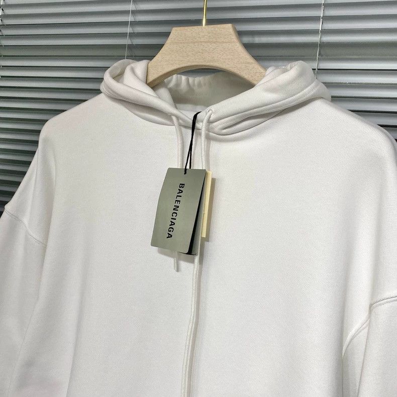 Balenciaga Balenciaga Hooded Sweatshirt with Lettering Print Logo, Lo Size US XS / EU 42 / 0 - 3 Thumbnail