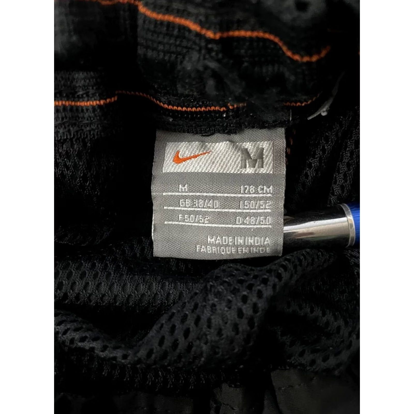 Nike Nike FC Valencia Pants Mens Size M Black Elastic Waist Polyester Track Trouser Size US 31 - 3 Thumbnail