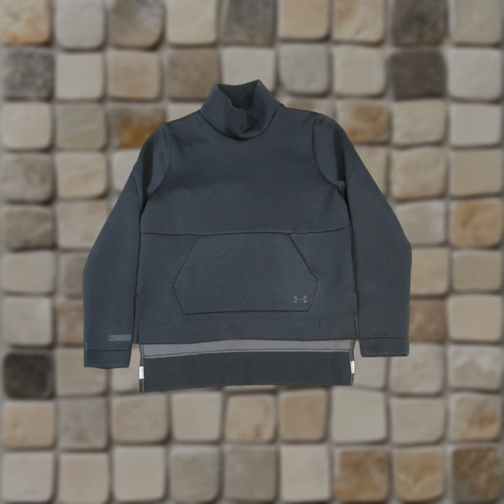 Under Armour VINTAGE Under Armour Sweatshirt Womens Medium Pullover Activewear Black Fleece 90s Size M / US 6-8 / IT 42-44 - 1 Thumbnail