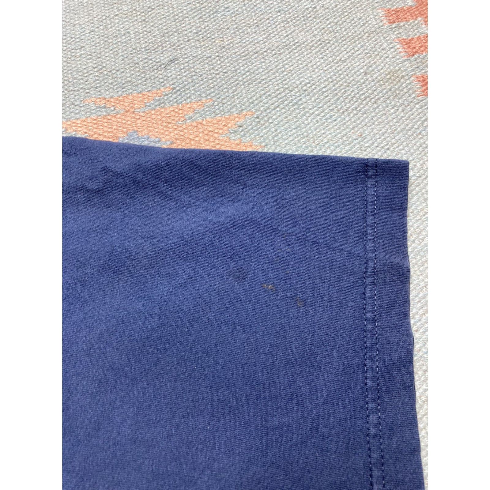 Guess VINTAGE 90s Y2K GUESS JEANS T SHIRT Faded NAVY BLUE FELT GRAPHIC ADULT LARGE Men T-Shirt Blue 90s GUESS Size US L / EU 52-54 / 3 - 7 Thumbnail