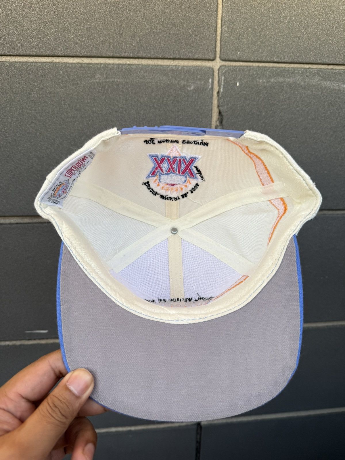 Apex One Vintage super bowl xxix apex one Snapabck hat Size ONE SIZE - 4 Thumbnail