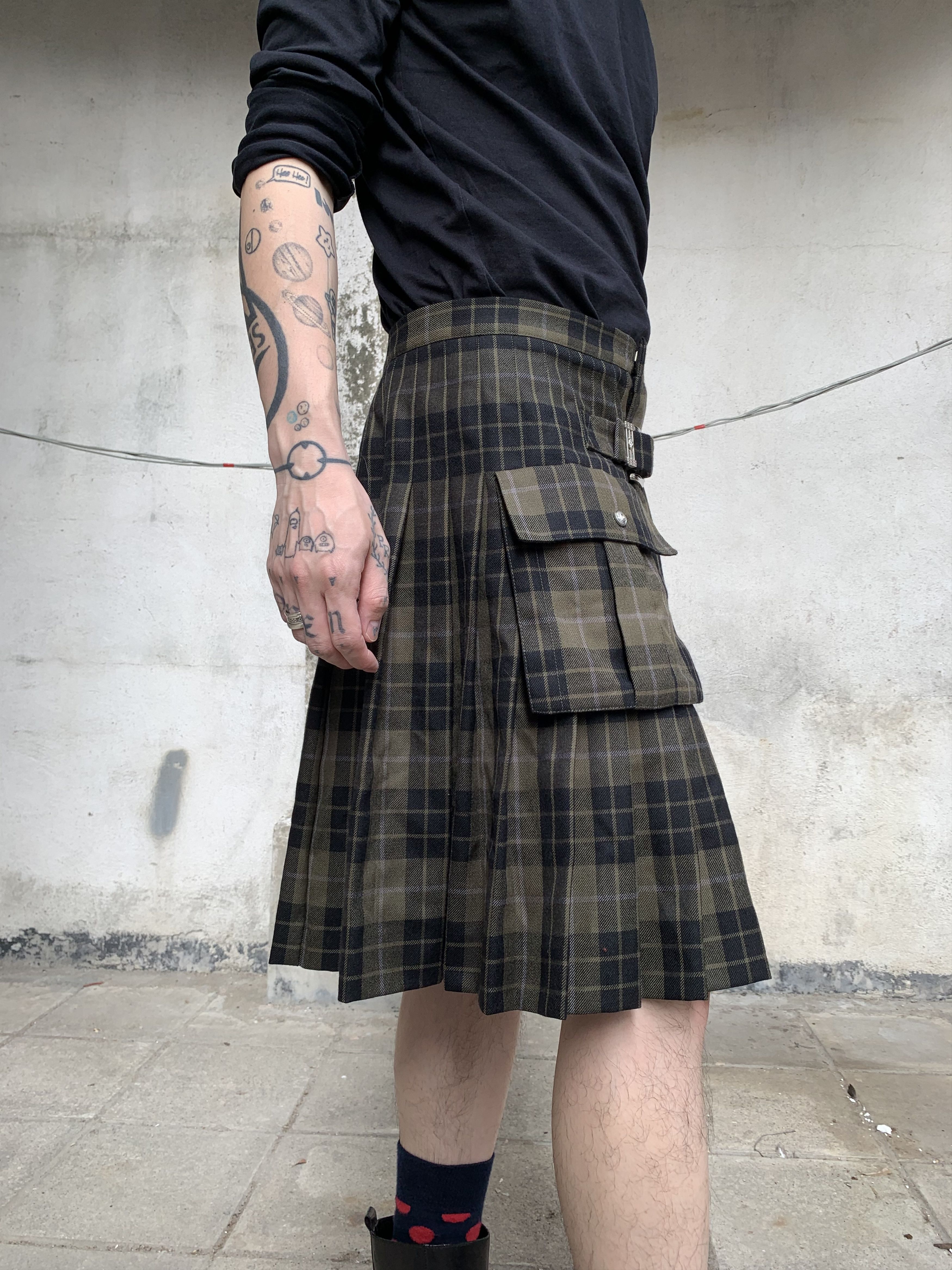 Versus Versace Versus Checkered Kilt Size US 32 / EU 48 - 2 Thumbnail