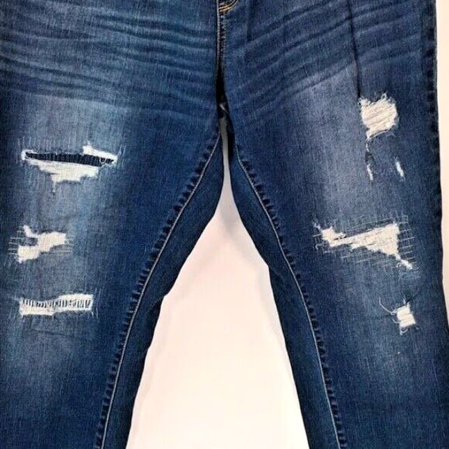 Vintage Womens Liz Lange Blue Maternity Jeans L 36X26 Size 36" / US 14 / IT 50 - 2 Thumbnail