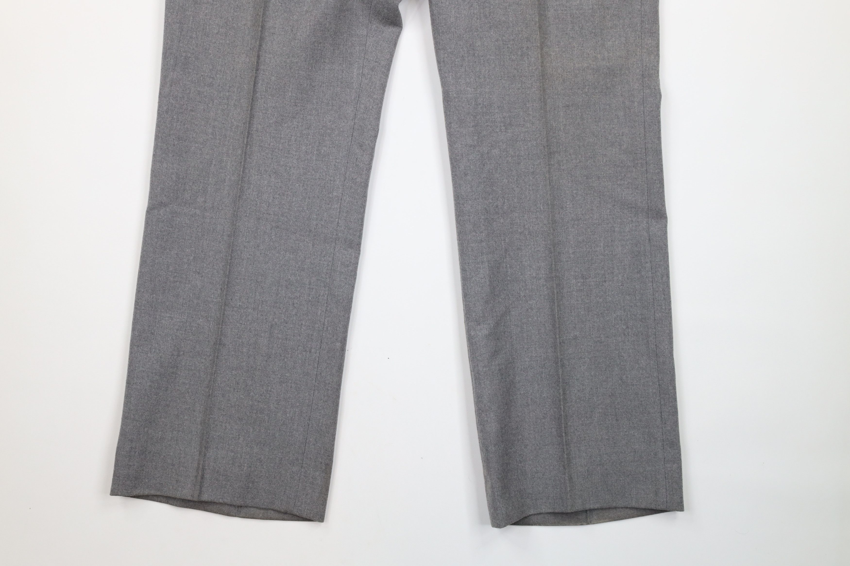 Vintage 70s Streetwear Heavyweight Wool Bell Bottoms Pants