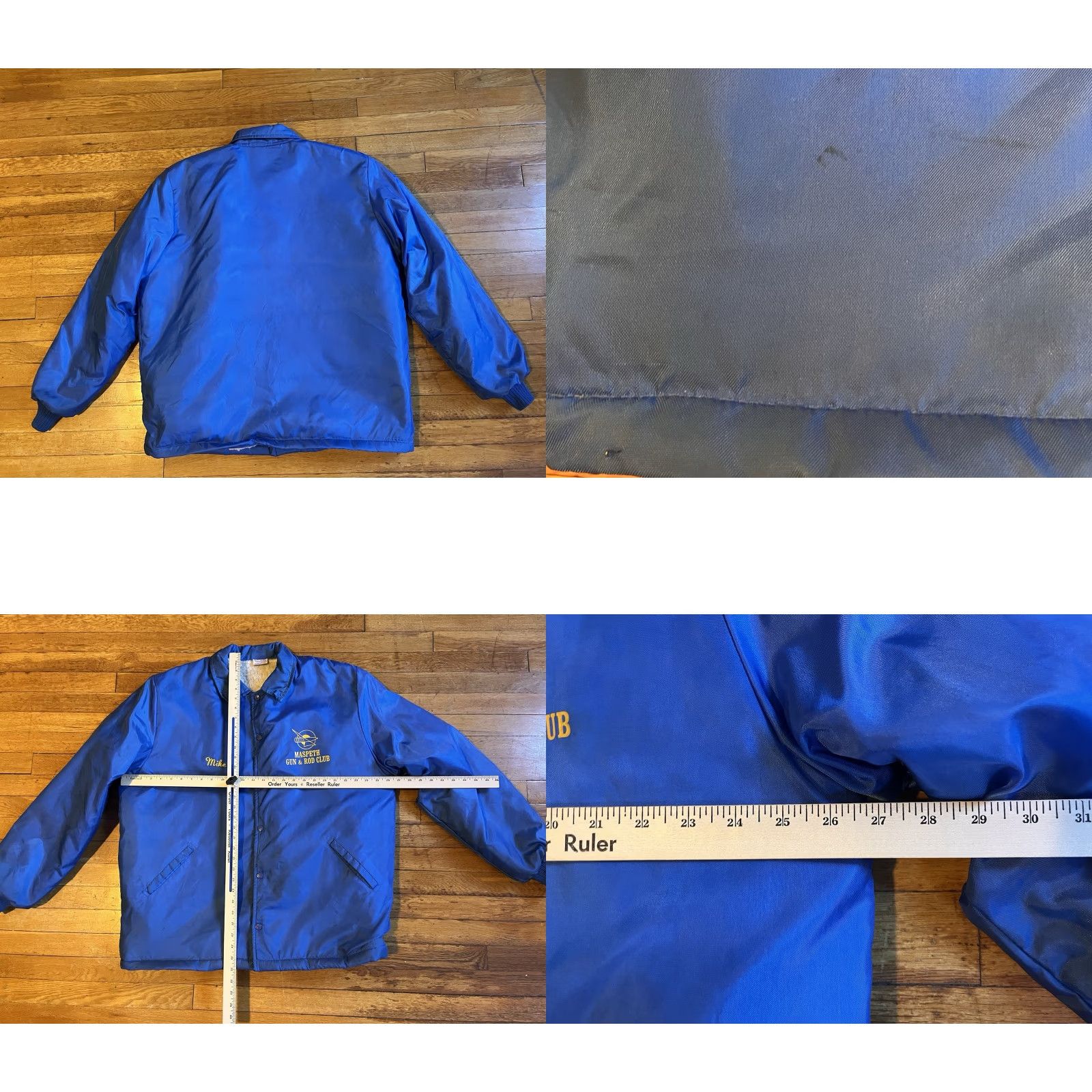 Vintage VINTAGE Maspeth Gun & Rod Club Sherpa Lined Jacket Men’s Large Blue 80s Size US L / EU 52-54 / 3 - 8 Thumbnail