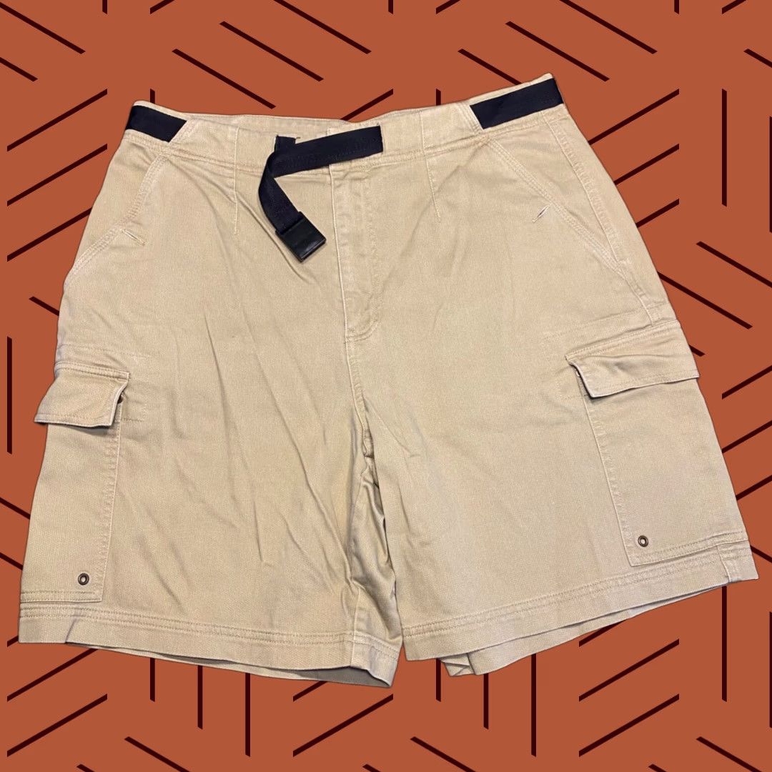 The Territory Ahead Territory Ahead Shorts Mens 34 Brown Cargo Chino Khaki 8" Belted Hiking Casual Sports Outdoor Belted Pockets 5-Pocket Regular Cotton Size US 34 / EU 50 - 1 Thumbnail