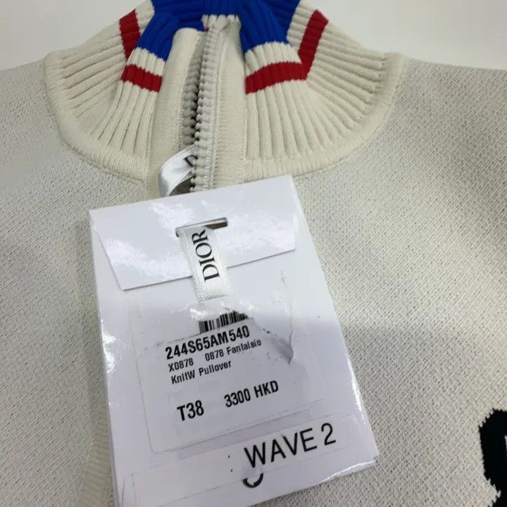 Other Dior SS22 Striped Logo Short Sleeve Knit Top 0079-2507 Size S / US 4 / IT 40 - 4 Thumbnail