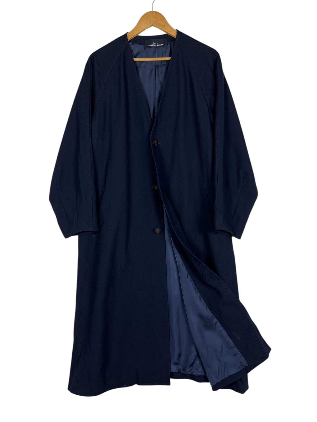 Comme des Garcons Vintage Tricot Comme Des Garcons Less Colar Coat Size US M / EU 48-50 / 2 - 15 Thumbnail