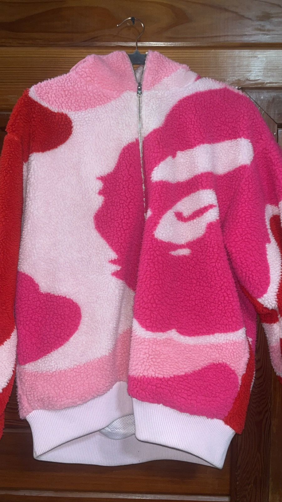 MEGA ABC CAMO SHARK BOA HOODIE JACKET