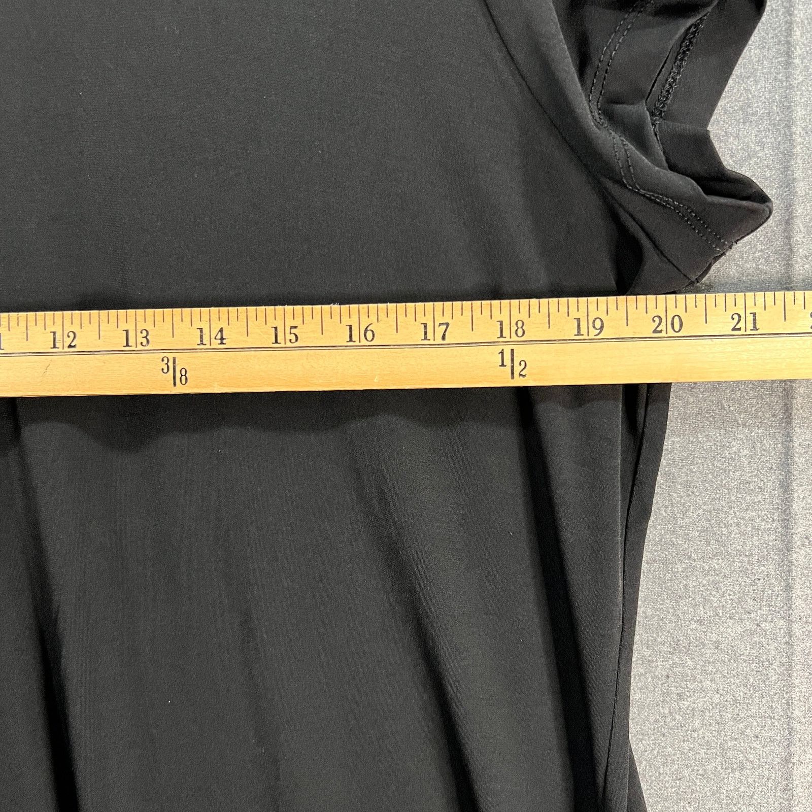 Other Susen Graver Liquid Knit Cap Sleeve Dress Black X-Large Size XL / US 12-14 / IT 48-50 - 9 Thumbnail