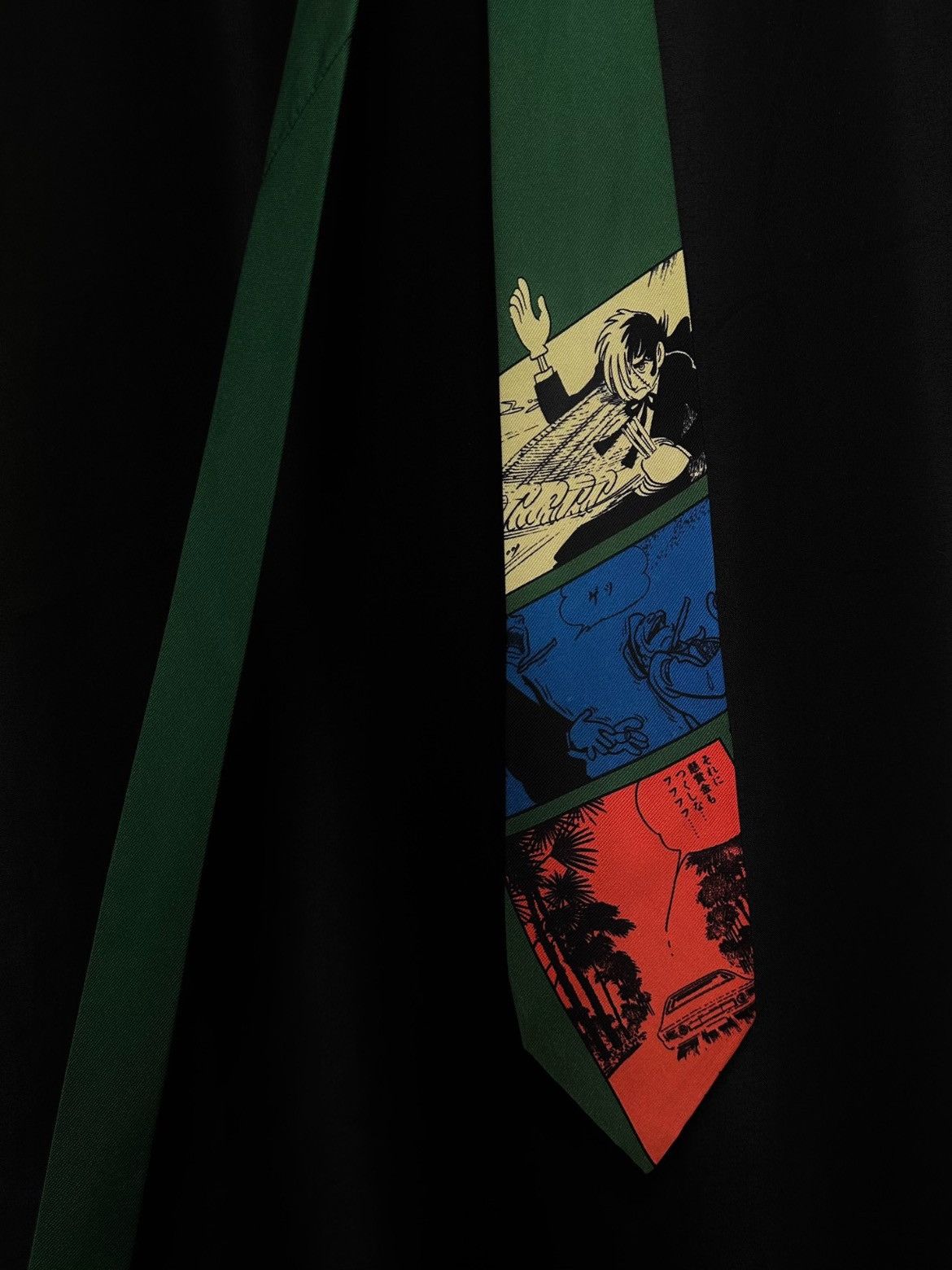 Yohji Yamamoto 90s black jack tie