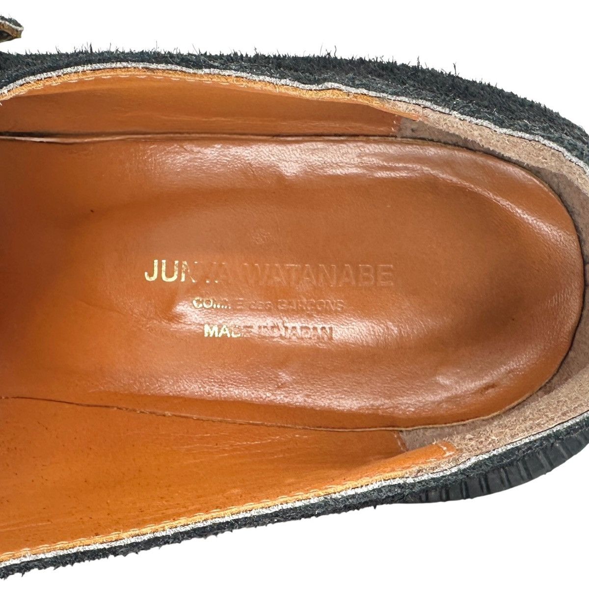 Junya Watanabe Black Suede Leather Platform Monk Strap Loafers Shoes Size US 8 / EU 41 - 9 Thumbnail