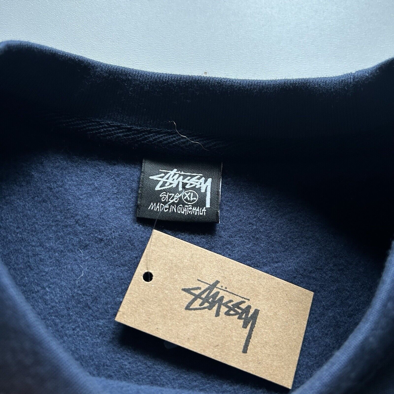 Stussy Stussy Sport Script Graphic Pullover Crewneck Men's XL Blue Size US XL / EU 56 / 4 - 3 Thumbnail