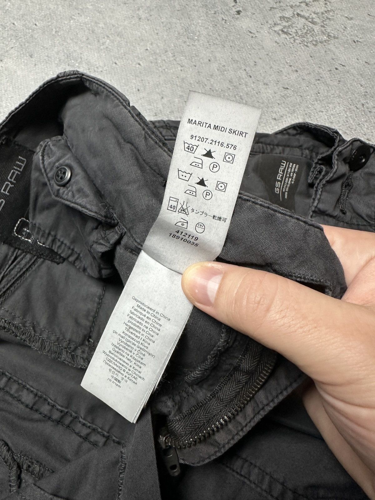 G-Star G-Star Raw Avant Garde Marita Midi Skirt y2k Outdoor Style Size 28" / US 6 / IT 42 - 17 Thumbnail