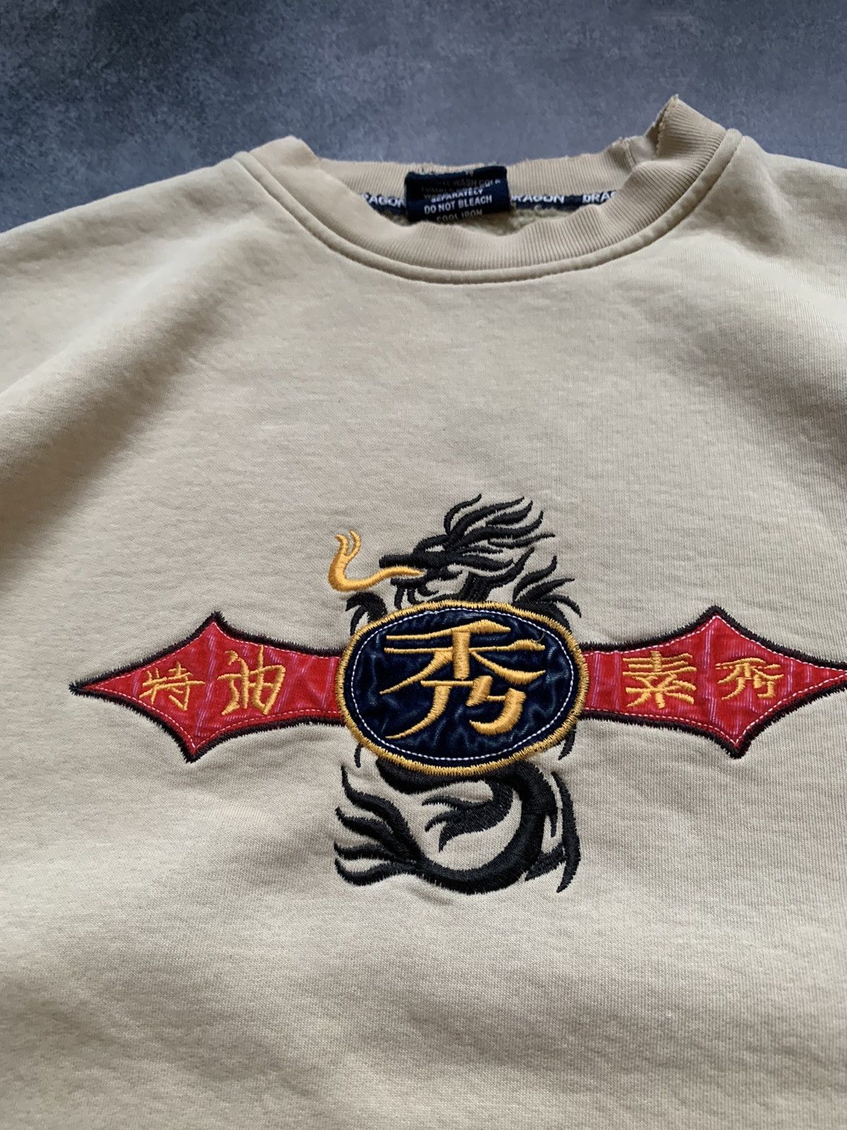Japanese Brand × Vintage Vintage Dragon sweatshirt y2k stussy style Size US XL / EU 56 / 4 - 5 Thumbnail