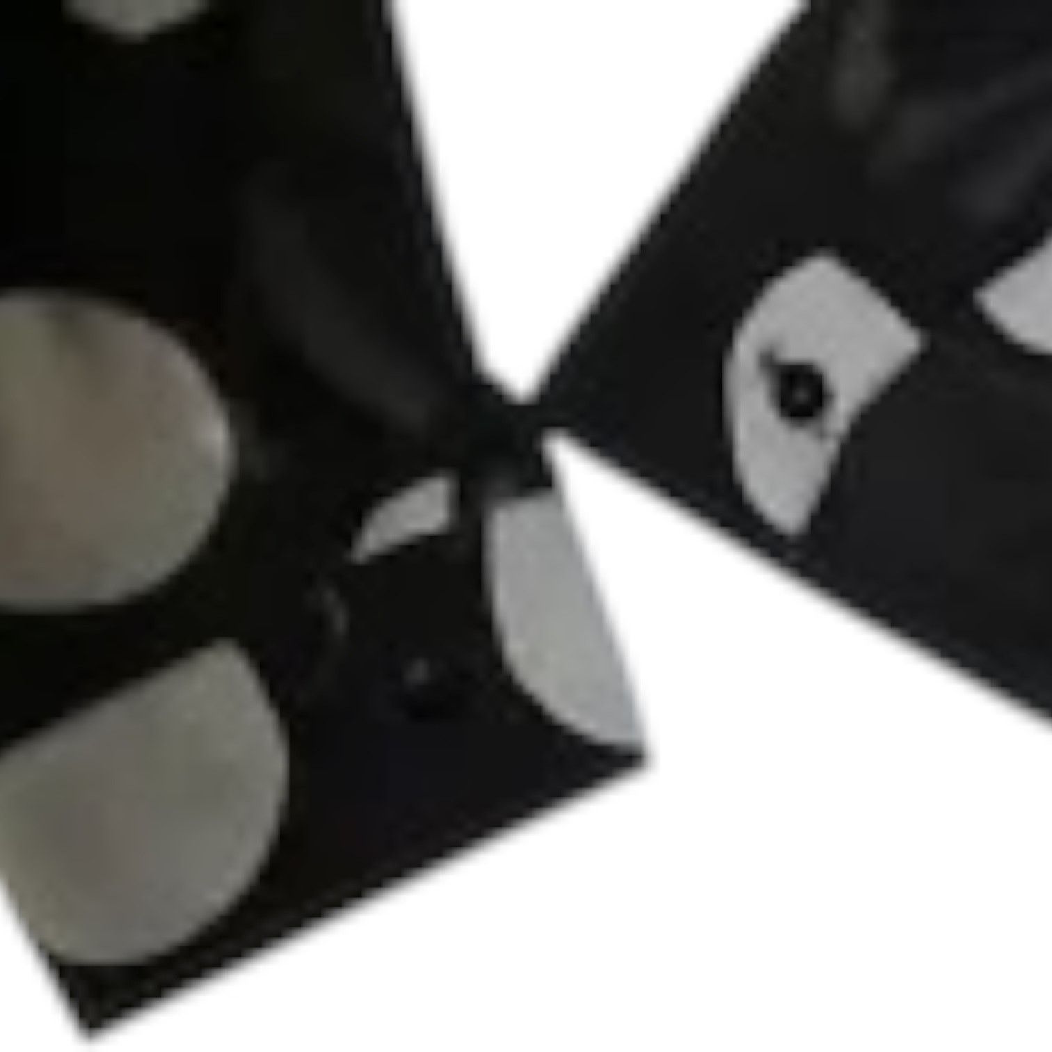 Other Unique Spectrum Women’s Black Sheer Shirt w/White Dots Small Size S / US 4 / IT 40 - 2 Thumbnail