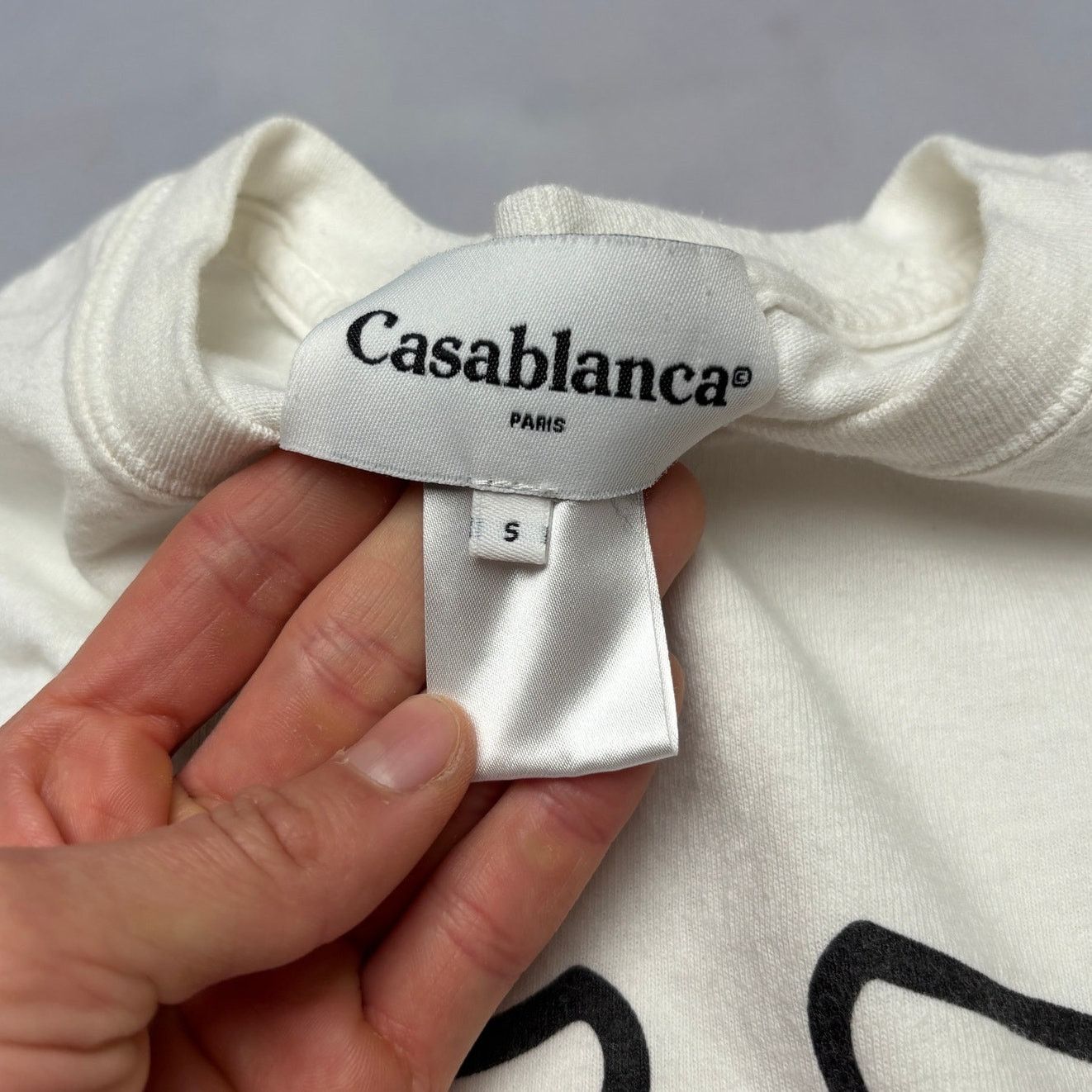 Casablanca Casablanca White Vintage Logo Shirt Mens Small Tennis Preppy Size US S / EU 44-46 / 1 - 6 Thumbnail