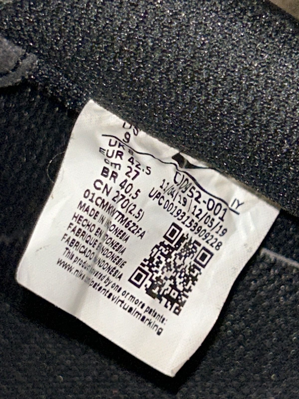 Nike Nike Air Force 1 07 AN20 Black White Size US 9 / EU 42 - 7 Thumbnail