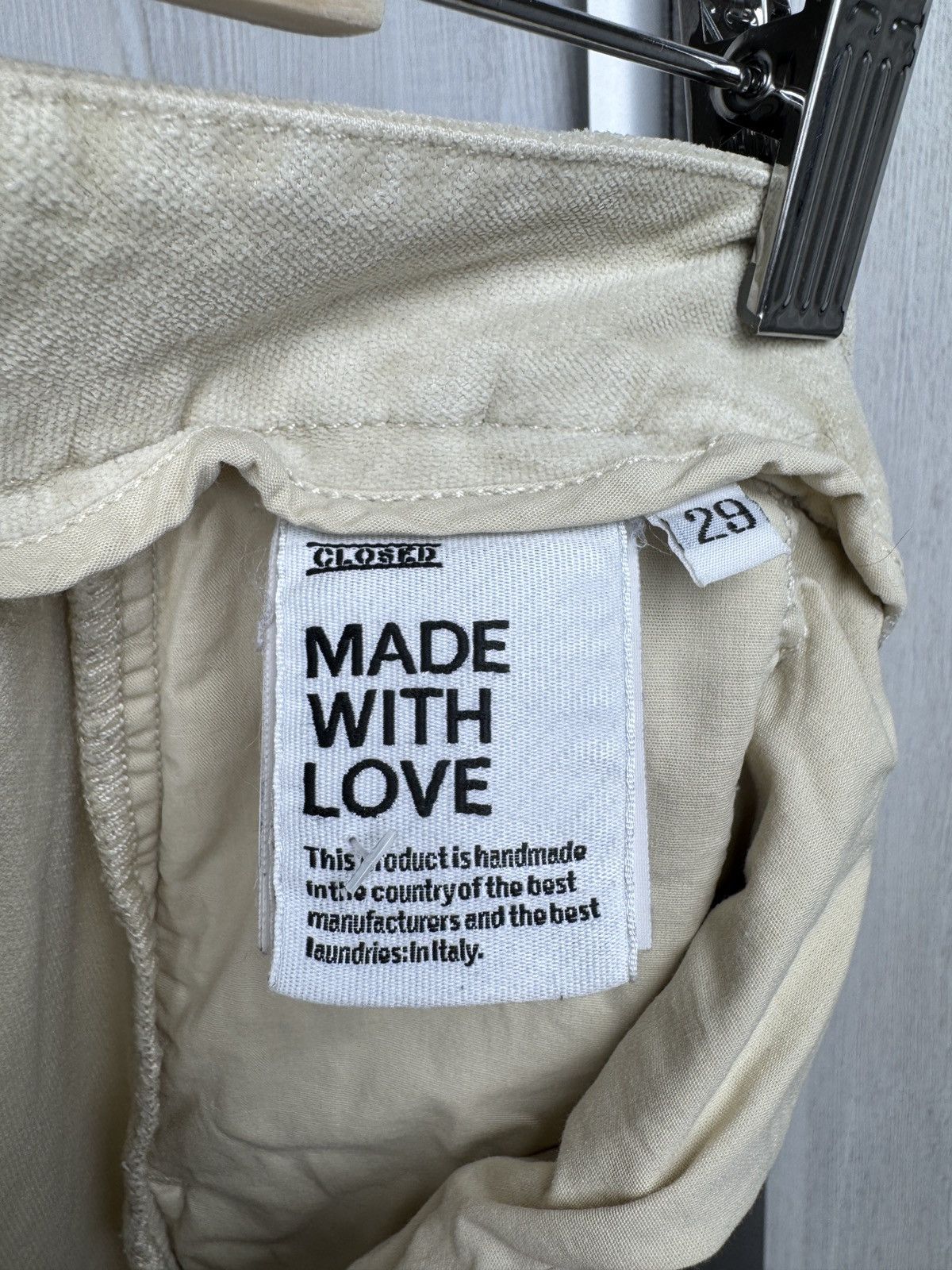 CLOSED Closed Stewart beige cropped chino pants Size 29" - 11 Thumbnail