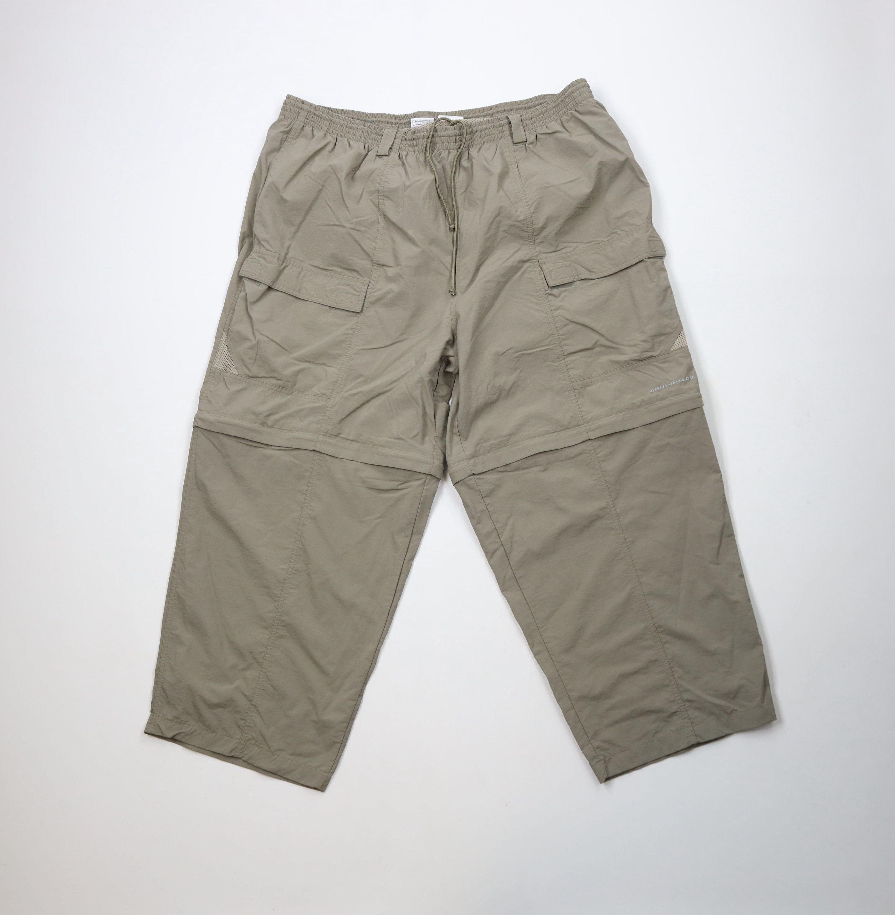 Columbia × Vintage Vintage Y2K Columbia PFG Wide Leg Cargo Pants Shorts Green Size US 40 / EU 56 - 1 Thumbnail