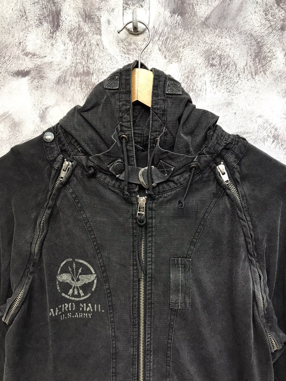 Avirex Avirex us army sleeves zipper jacket hoodie Size US M / EU 48-50 / 2 - 3 Thumbnail