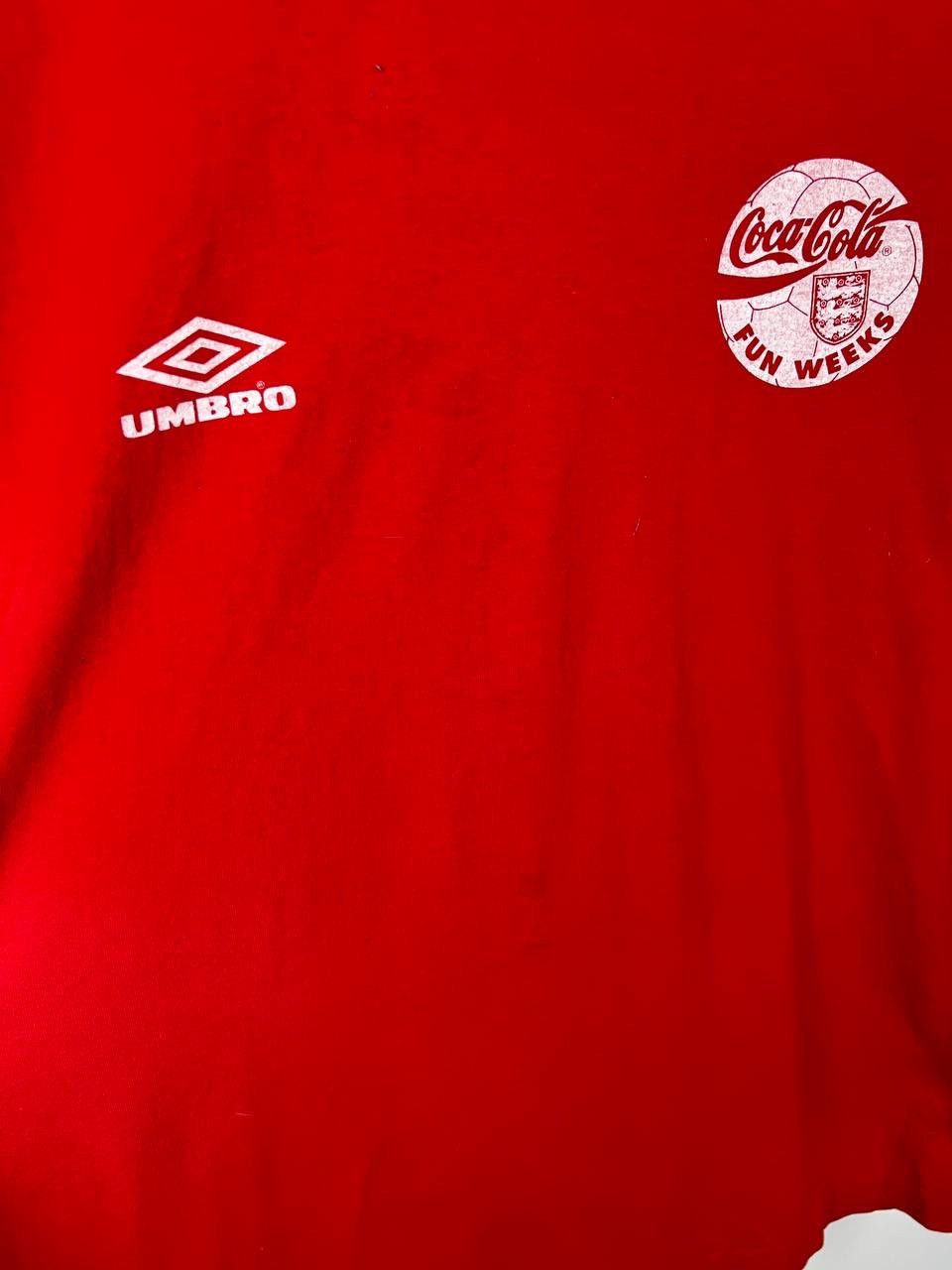 Umbro Umbro Coca Cola 90s vintage t-shirts size S Size US S / EU 44-46 / 1 - 5 Thumbnail