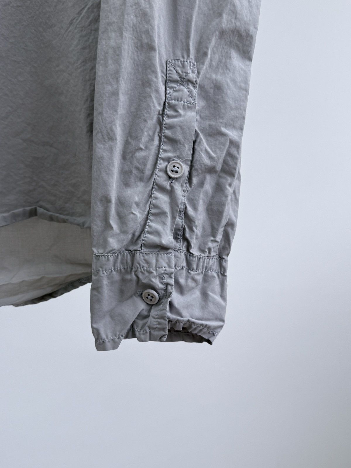 Rundholz Rundholz Dip Gray Cotton Button Up Shirt Size US S / EU 44-46 / 1 - 3 Thumbnail