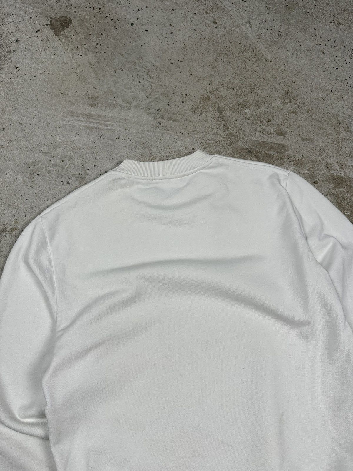 Helmut Lang Helmut Lang 2018 Autumn Winter White Crewneck Sweatshirt Size US S / EU 44-46 / 1 - 12 Thumbnail