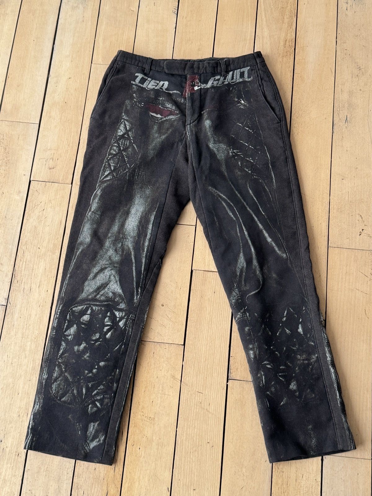 Jean Paul Gaultier 1999 Jean Paul Gaultier Trompe l‘oeil pants Size US 32 / EU 48 - 1 Thumbnail