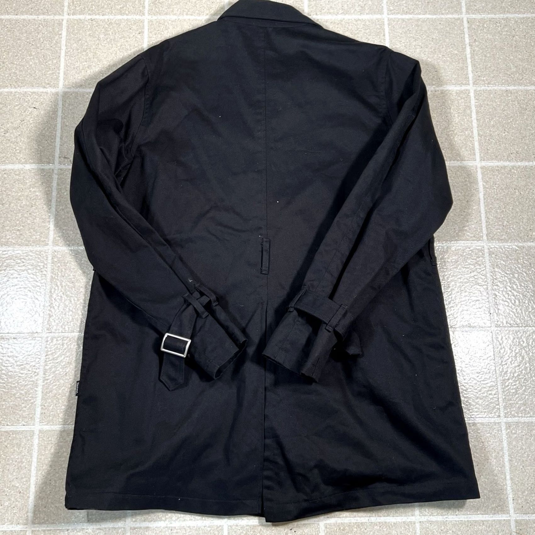 Diamond Supply Co. Diamond Supply Co Jacket Men L Black Trench Coat Button Up Cotton Modern Style Size US L / EU 52-54 / 3 - 2 Thumbnail