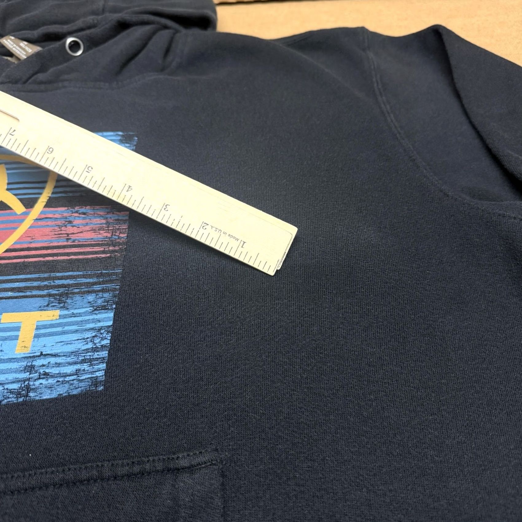 Ariat Ariat Hoodie Mens XL Navy Blue Western Graphic Pullover Fleece Shield Logo Size US XL / EU 56 / 4 - 2 Thumbnail