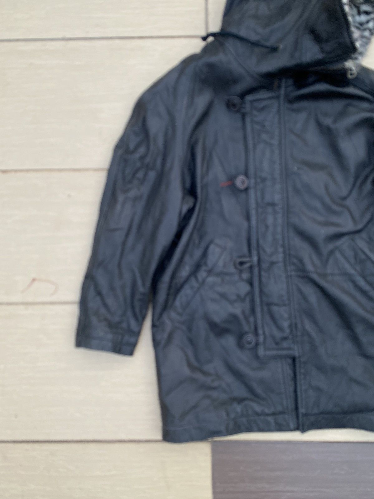 Valentino × Vintage valentino uomo vintage leather jacket Size US L / EU 52-54 / 3 - 3 Thumbnail