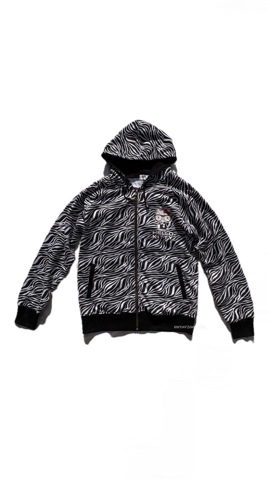 Other Offical Sanrio Zebra Print Hello Kitty Jacket Size S / US 4 / IT 40 - 2 Thumbnail