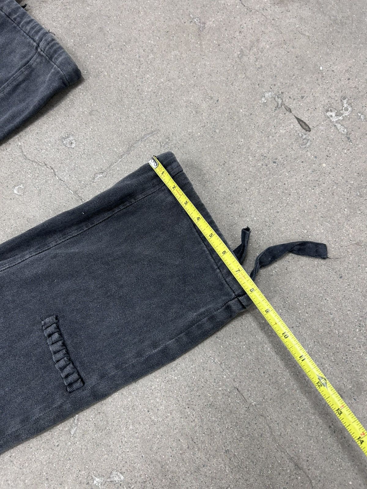 Japanese Brand × Vintage maniere de voir cargo multi pocket pants mid rise grey Size 26" / US 2 / IT 38 - 10 Thumbnail