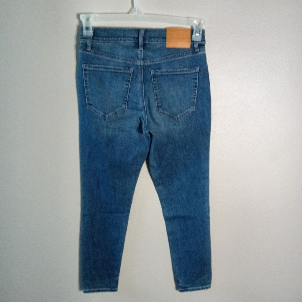 Express Express Mid Rise Skinny Jeans Medium Wash Stretch 4 S NWT Size 27" / US 4 / IT 40 - 8 Thumbnail