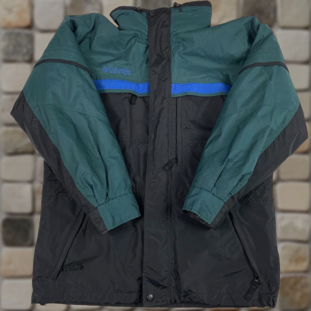 Etro VINTAGE Columbia Jacket Mens M Black 3-in-1 Gizzmo Full Zip Outdoor Ski Hiking Retro Wind-Resistant Size US M / EU 48-50 / 2 - 1 Thumbnail