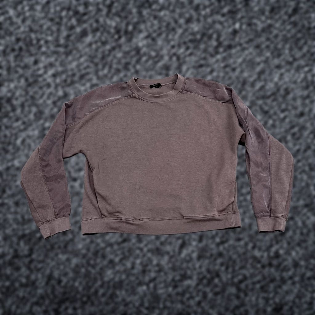 Massimo Dutti Massimo Dutti Sweatshirt Womens M Purple Raglan Pockets Crew Neck Size M / US 6-8 / IT 42-44 - 1 Thumbnail