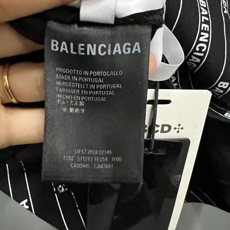 Balenciaga Balenciaga Diagonal Bullet Logo Short Sleeve Size US L / EU 52-54 / 3 - 4 Thumbnail