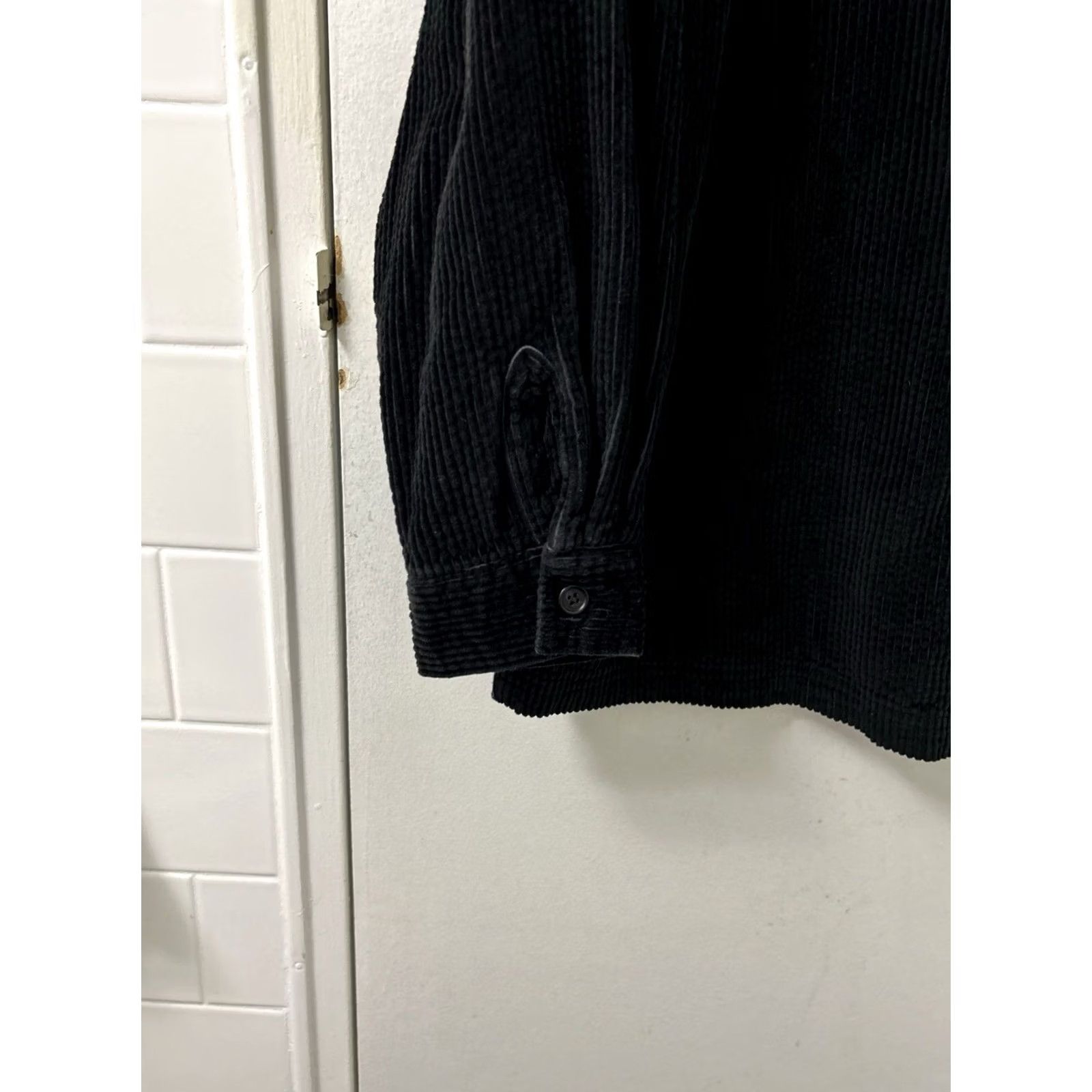 Vintage L.L. Bean Corduroy Shirt Jacket Womens Medium Black Regular Size M / US 6-8 / IT 42-44 - 6 Thumbnail