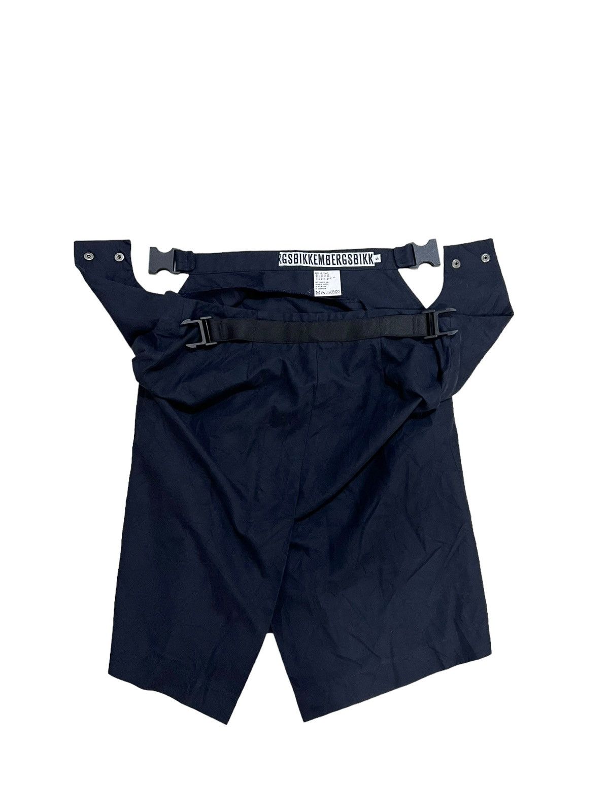 image of Archival Clothing x Dirk Bikkembergs Utility Belted Skirt in Black, Women's (Size 28)