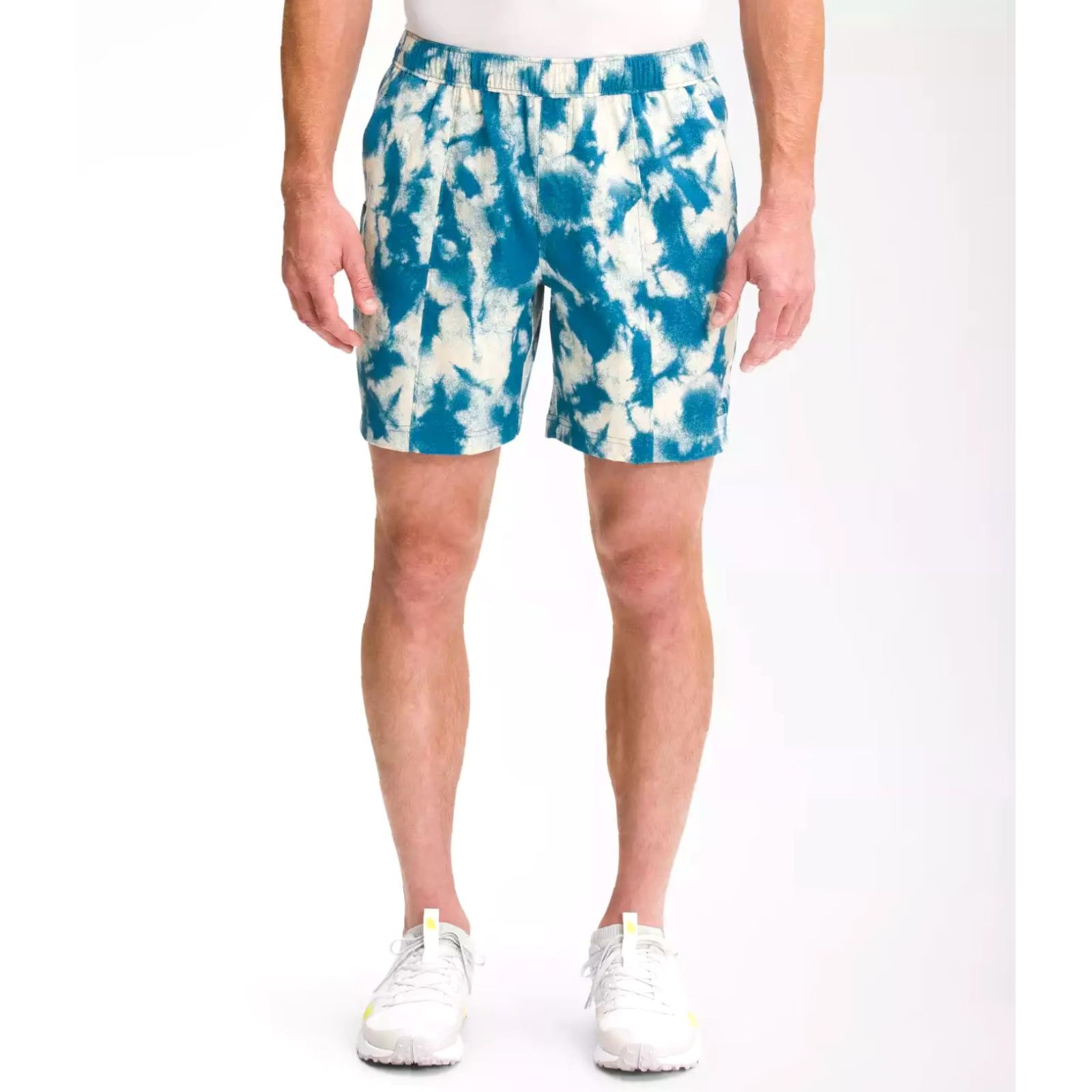 The North Face Nike The North Face Shorts Mens 5” 2XL Relaxed Blue Nylon Spandex Printed Class V Pull On Size US 39 - 7 Thumbnail