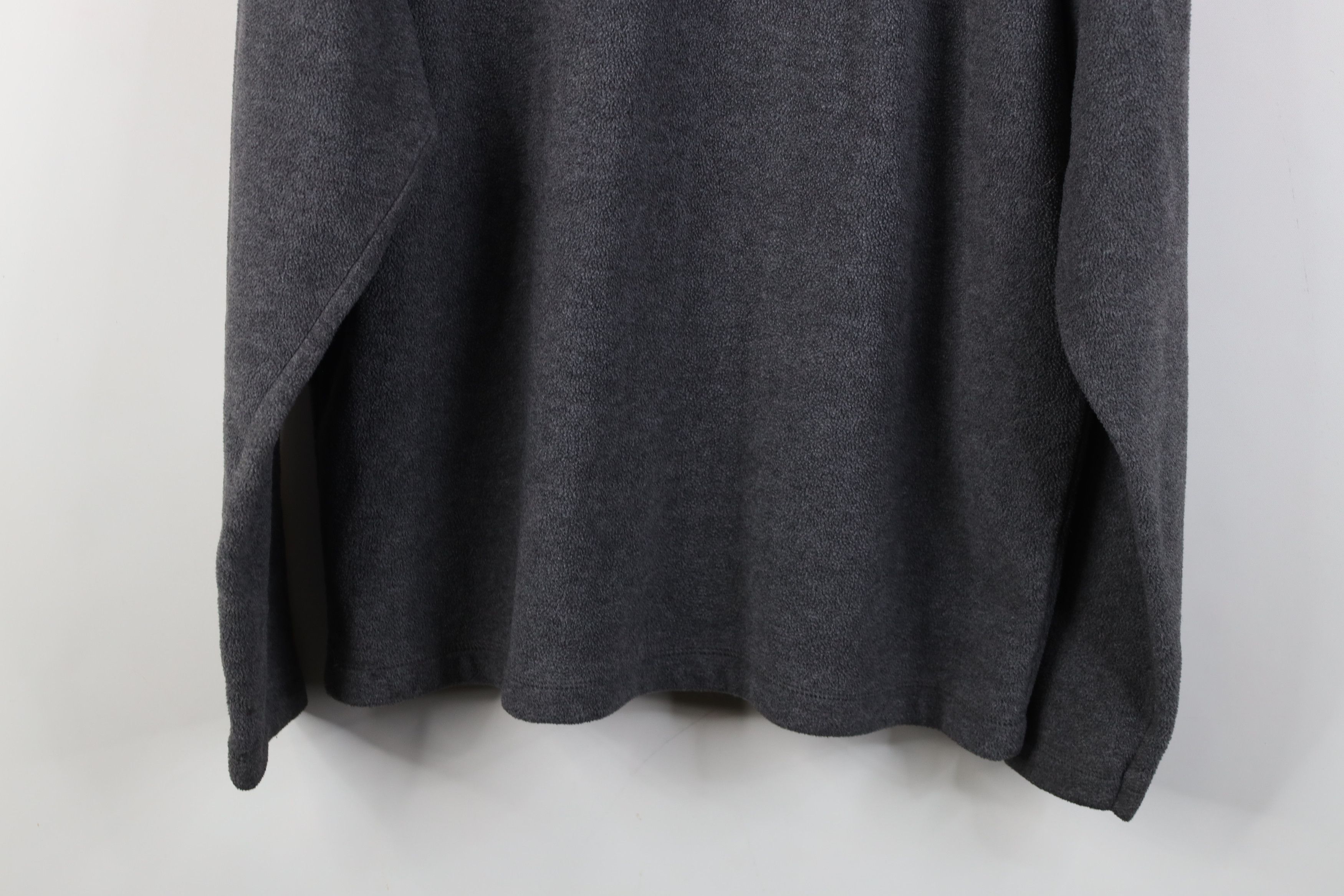 Gap Vintage 90s Y2K Gap Faded Blank V-Neck Fleece Sweater Gray Size US M / EU 48-50 / 2 - 12 Thumbnail