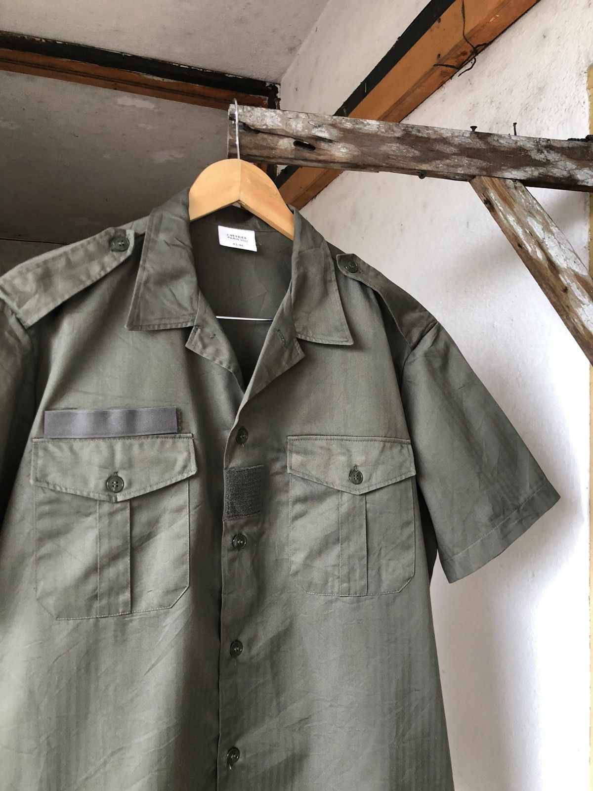 Vintage Vintage Y2K France Army Button Up Shirt Size US XXL / EU 58 / 5 - 6 Thumbnail